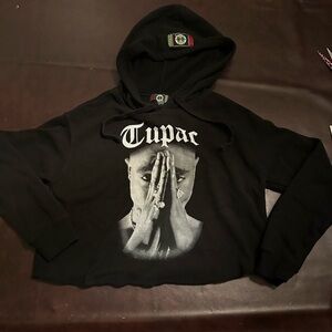 Tupac crop sweater